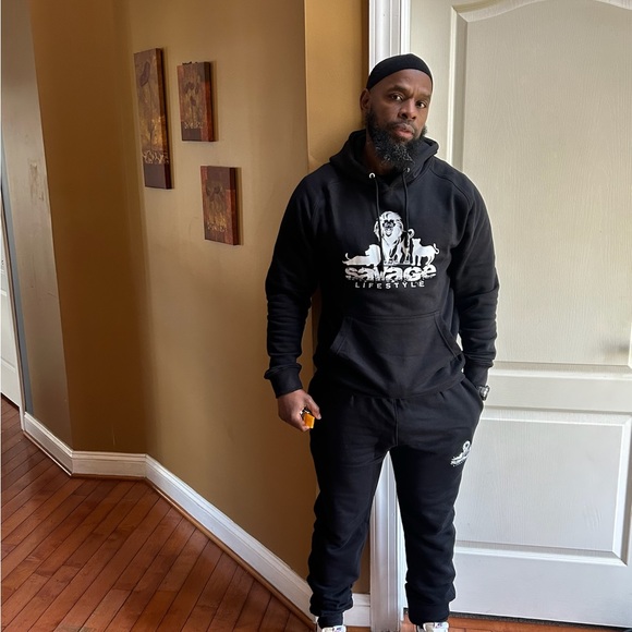 Black Savage Lifestyle Joggers size S,M, L,XL,2XL,& 3XL - Picture 3 of 4